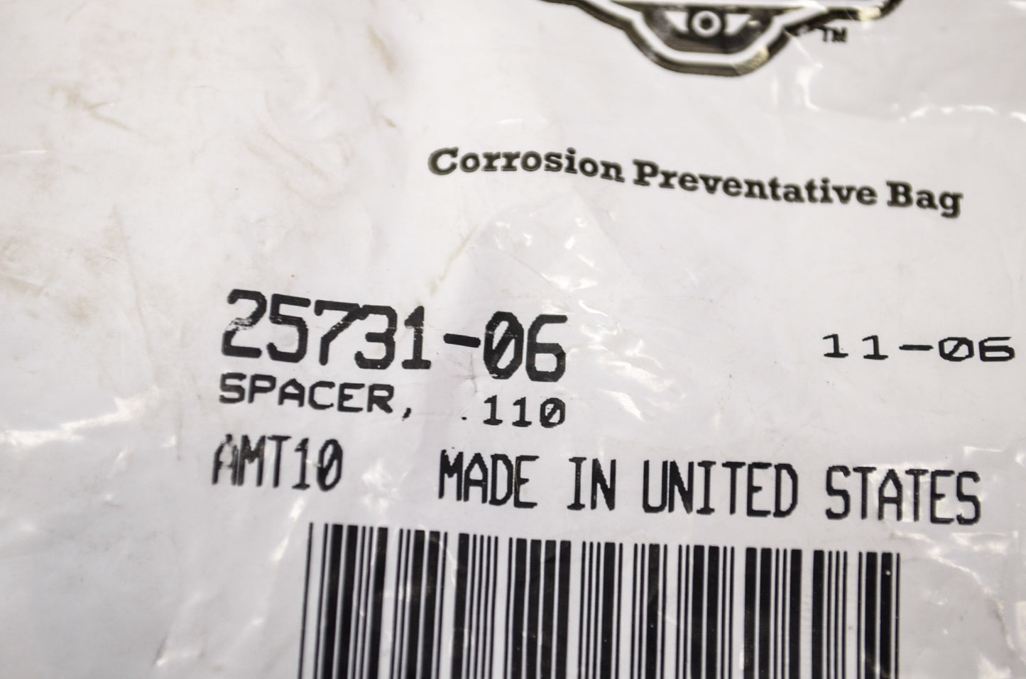 OEM Harley-Davidson 25731-06 Spacer .110 NOS