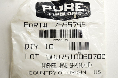 OEM Polaris 7555795 Wave Spring Washer Qty 7 NOS