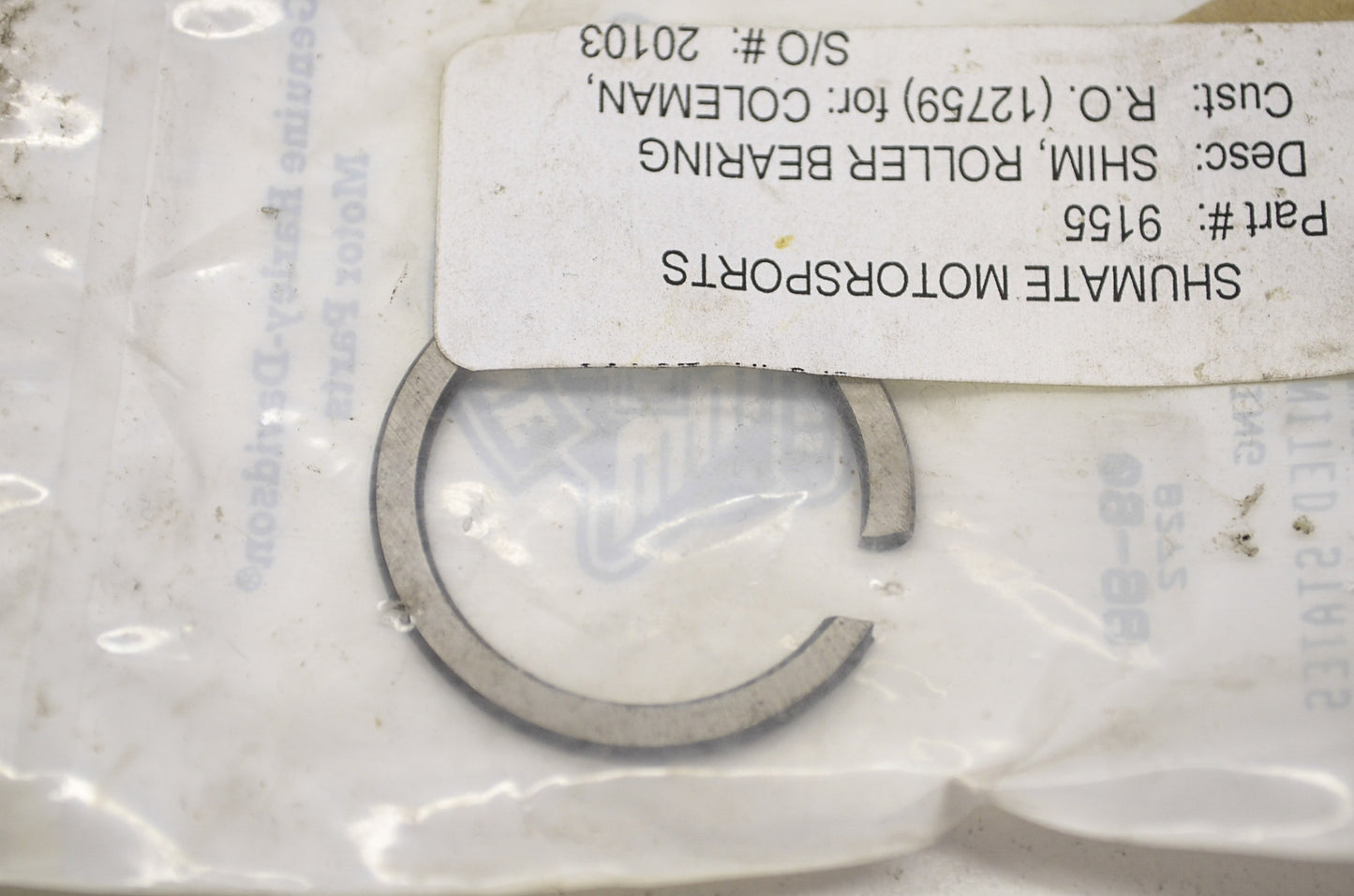 Roller Bearing Shim NOS