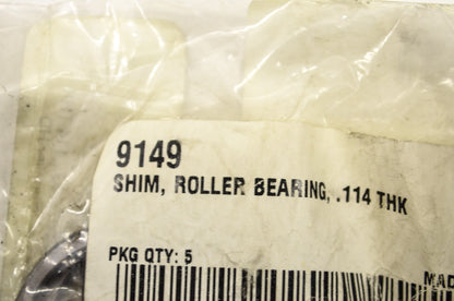 OEM Harley-Davidson 9149 Roller Bearing Shim .114 Qty 2 NOS