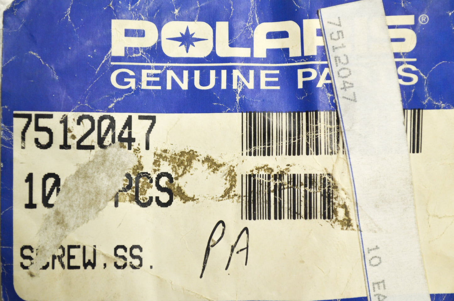 OEM Polaris 7512047 SS Screw Qty 5