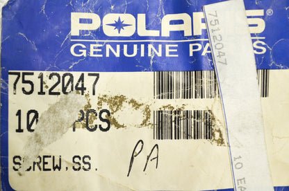 OEM Polaris 7512047 SS Screw Qty 5