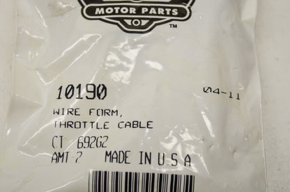 OEM Harley-Davidson 10190 Thottle Cable Wire Form NOS