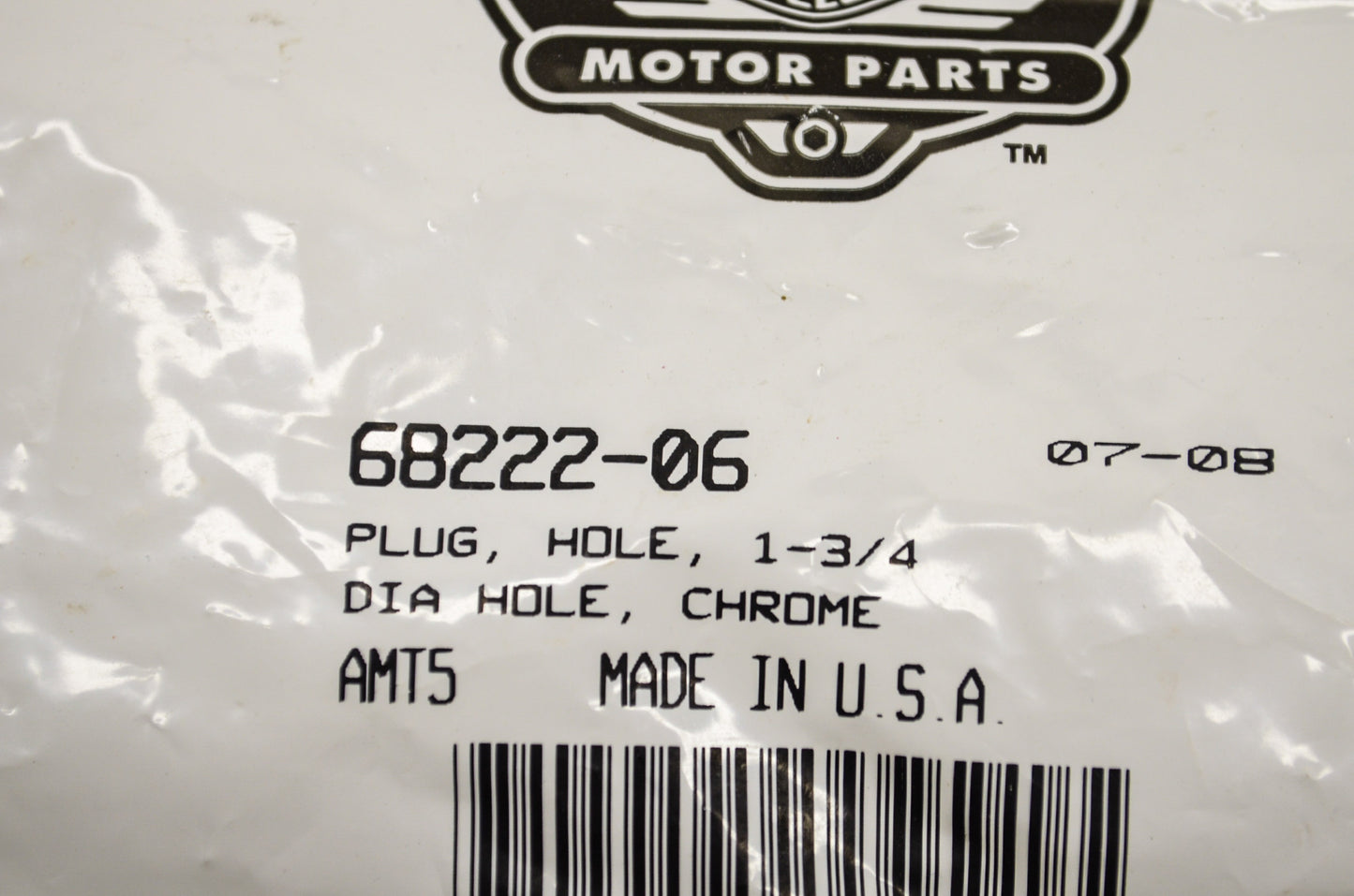 Chrome Plug Super Glide Fat Bob Low Rider Street Bob Wide Glide Switchback NOS