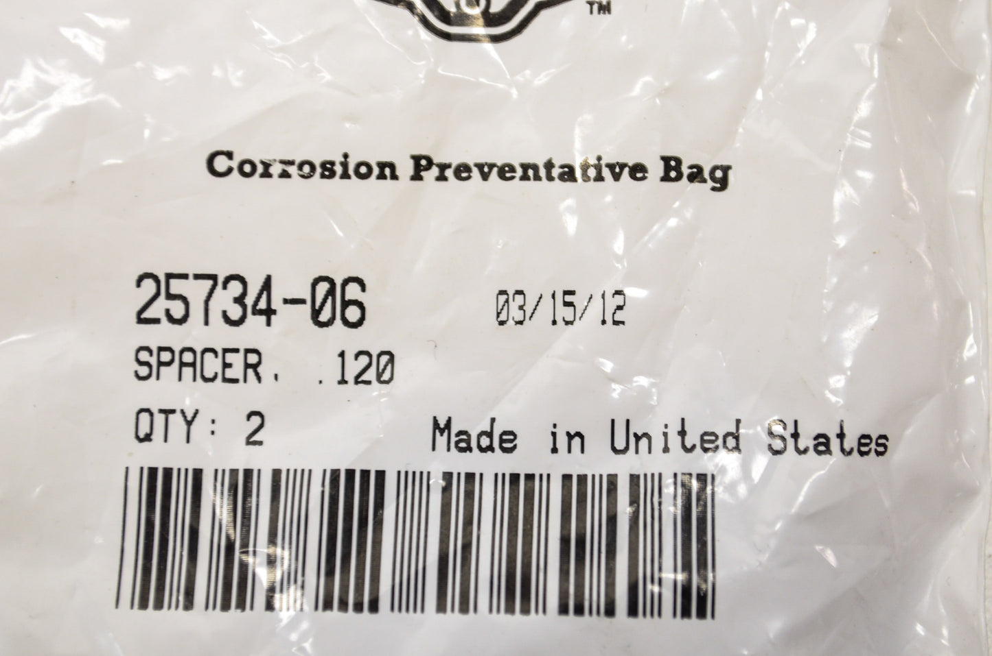 OEM Harley-Davidson 25734-06 Spacer .120 NOS