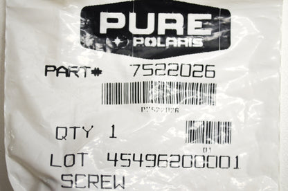 OEM Polaris 7522026 Screw Qty 6 NOS