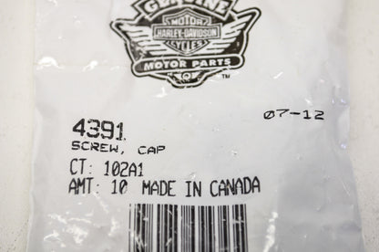 OEM Harley-Davidson 4391 Cap Screw Qty 9 NOS