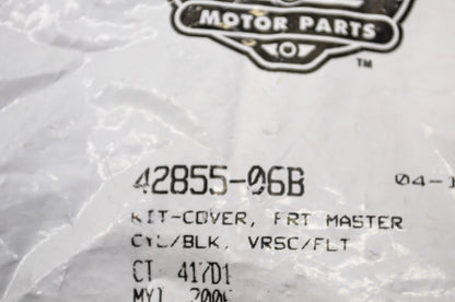 OEM Harley-Davidson 42855-06B Black Front Master Cylinder Kit NOS
