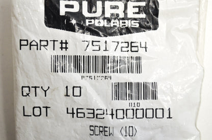 OEM Polaris 7517264 Screw Qty 3 NOS
