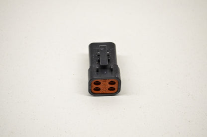 OEM Harley-Davidson 72614-01BK Black 4-Way Socket Housing NOS