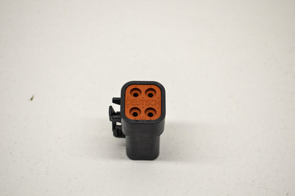 OEM Harley-Davidson 72614-01BK Black 4-Way Socket Housing NOS