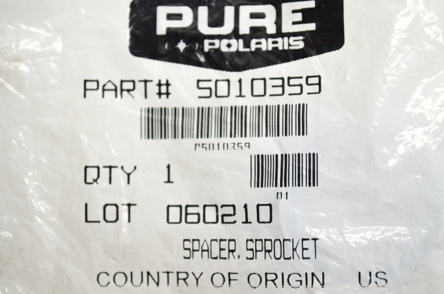 OEM Polaris 5010359 Sprocket Spacer NOS
