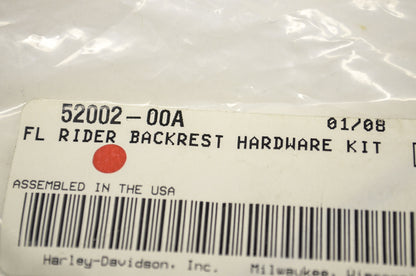 FL Rider Backrest Hardware Kit NOS