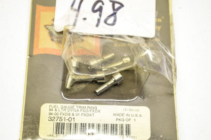 Fuel Gauge Trim Kit LTR Dyna FXD FXDX FXDS FXDXT NOS