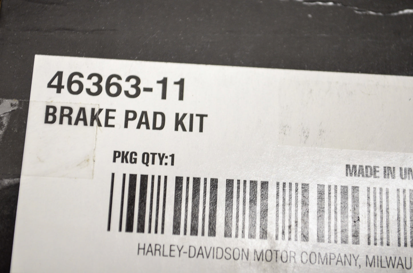 OEM Harley-Davidson 46363-11 Front Caliper Brake Pad Kit NOS