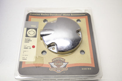 OEM Harley-Davidson 34809-02 Chrome Cylinder Cover NOS