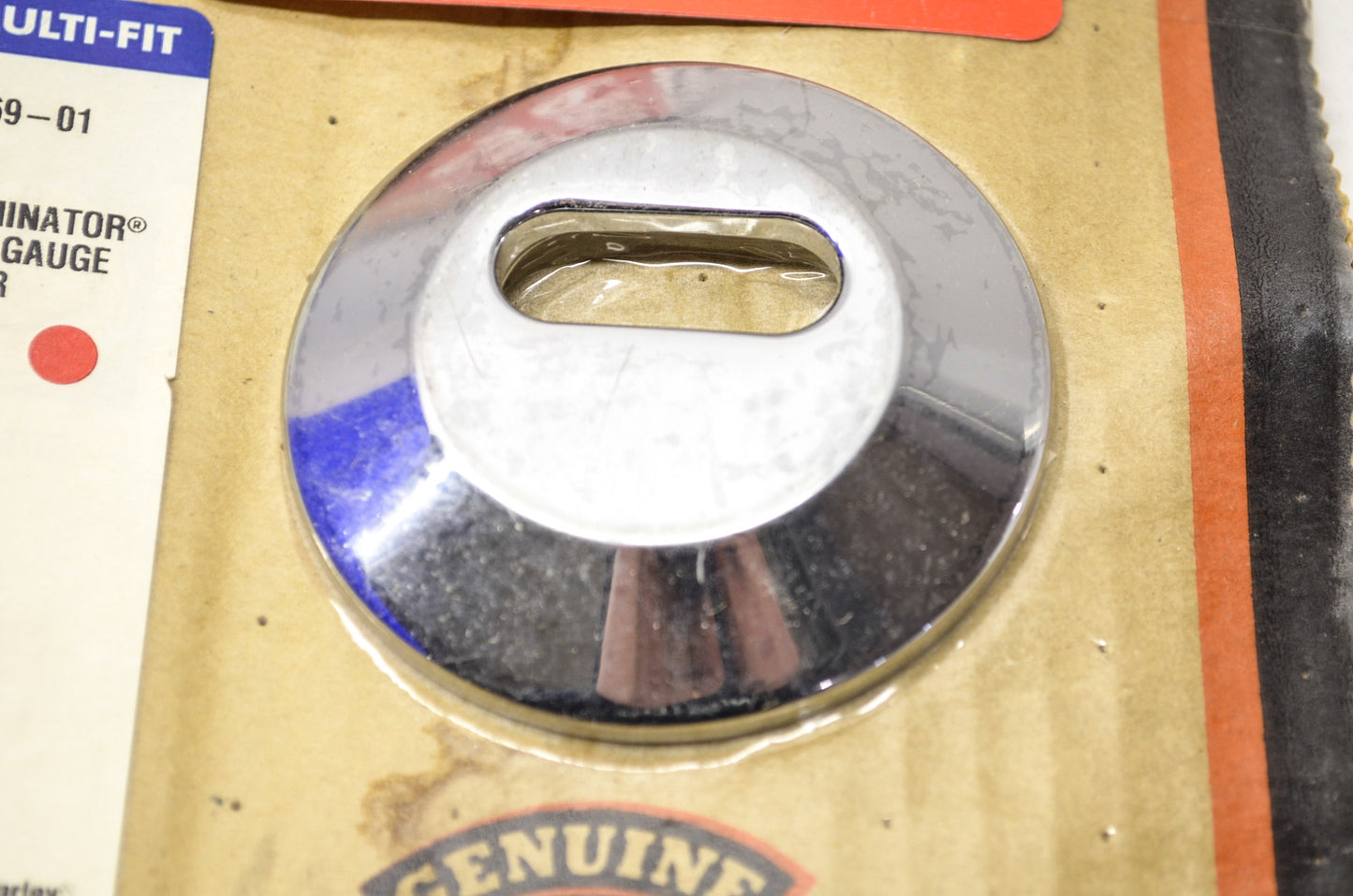 Aluminator Fuel Gauge Cover NOS