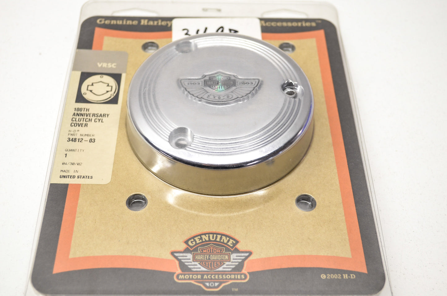 100th Anniversary Clutch Cylinder Cover NOS