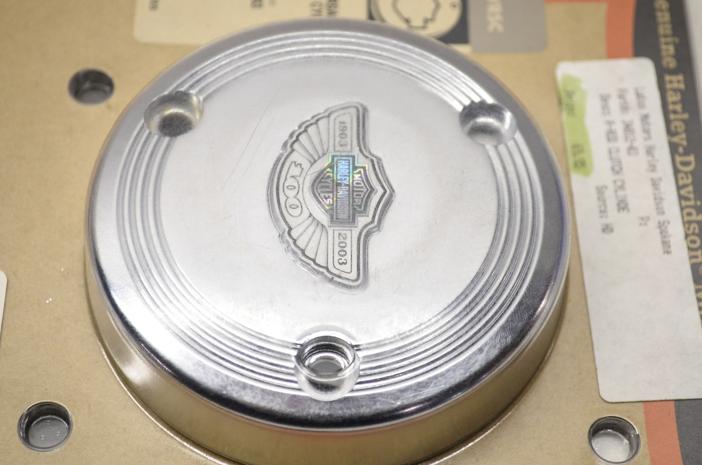100th Anniversary Clutch Cylinder Cover NOS