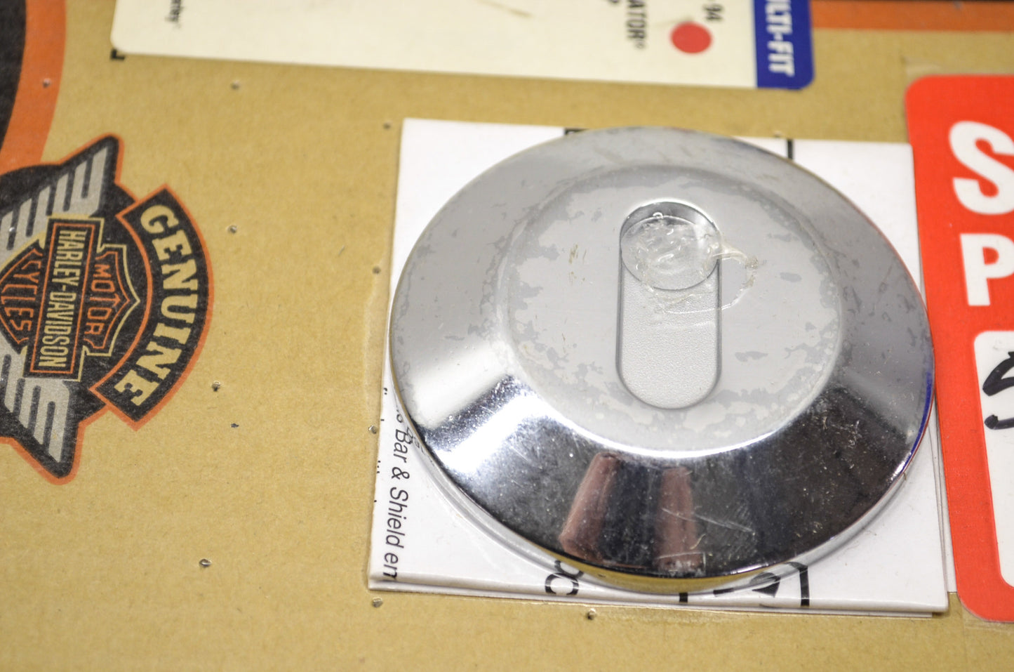 Aluminator Gas Cap Cover NOS