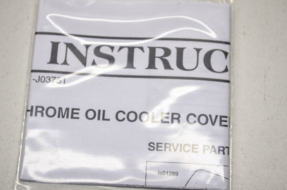 Chrome Oil Cooler Cover NOS