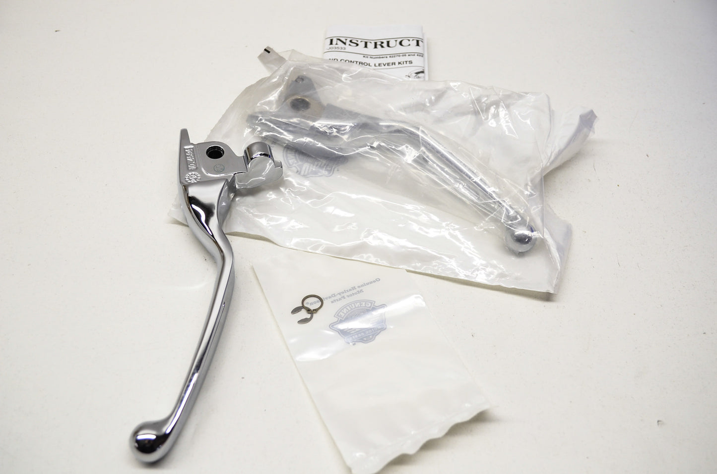Chrome Hand Lever Kit 06 Custom Vehicle OPS Screamin Eagle V-Rod NOS