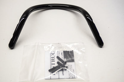 Black Mini Upright Passenger Backrest NOS