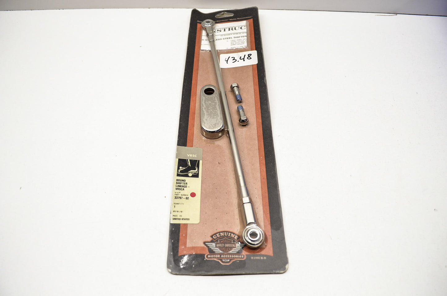 OEM Harley-Davidson 33797-02 Decorative Shifter Linkage Kit NOS