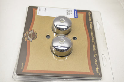 OEM Harley-Davidson 44117-07 Classic Chrome Front Axle Cover NOS