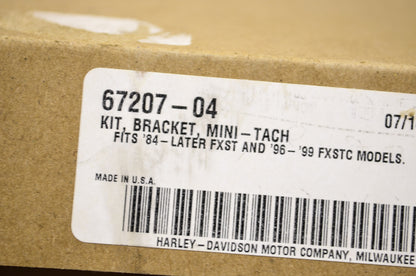 Softail Mini Tach Mounting Bracket NOS