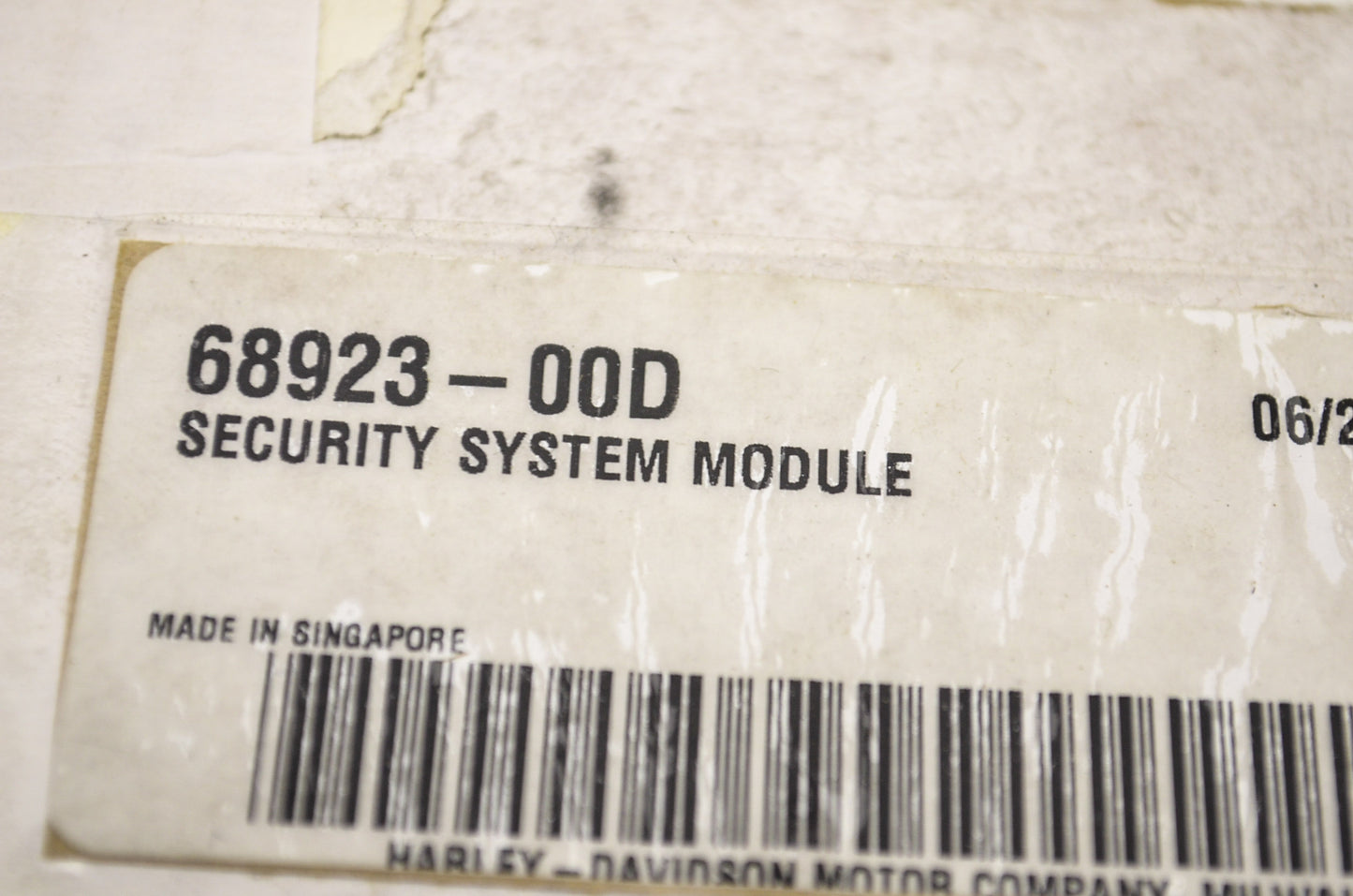 OEM Harley-Davidson 68923-00D Security System Module NOS