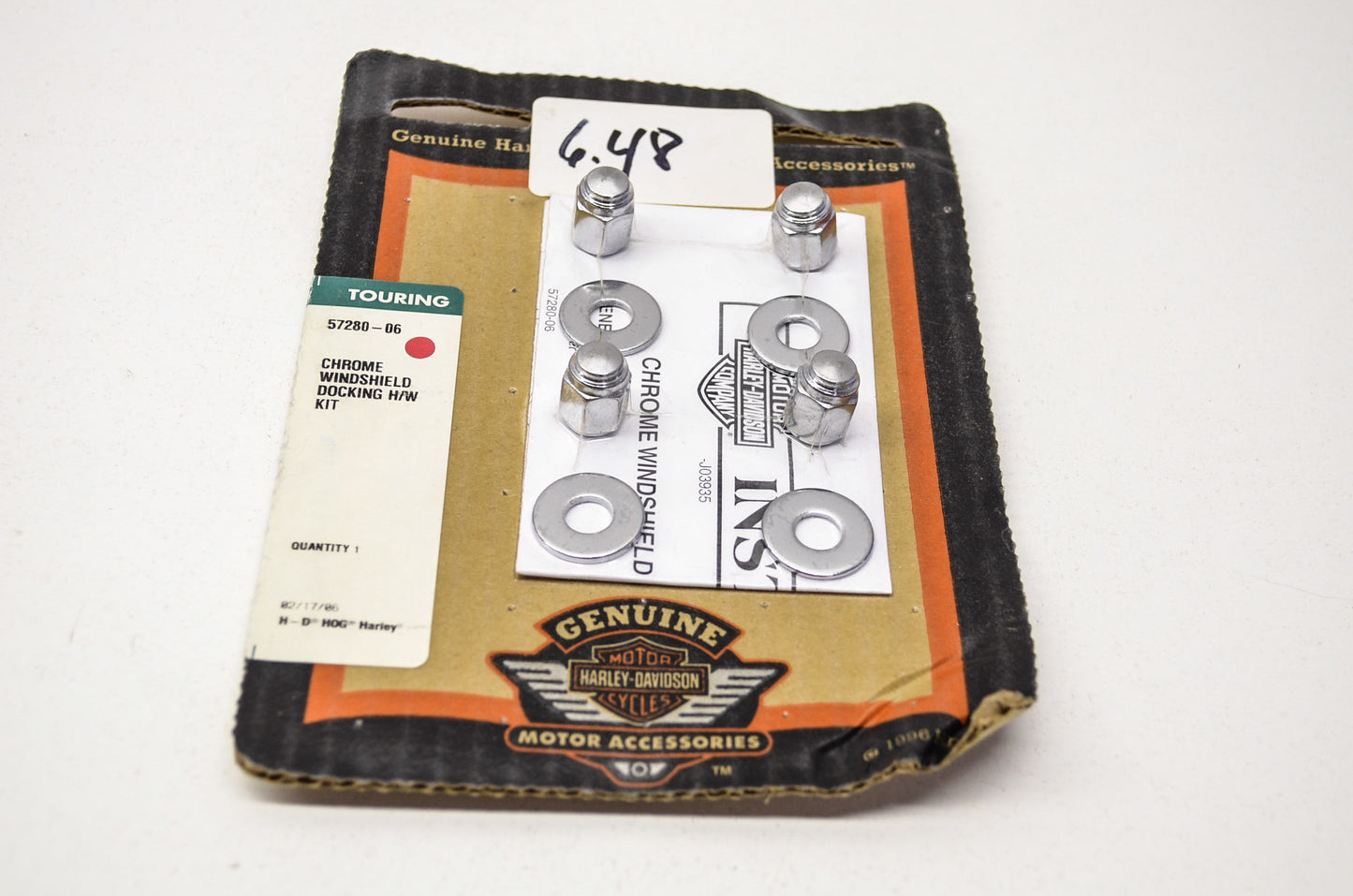 Chrome Windshield Docking Kit NOS