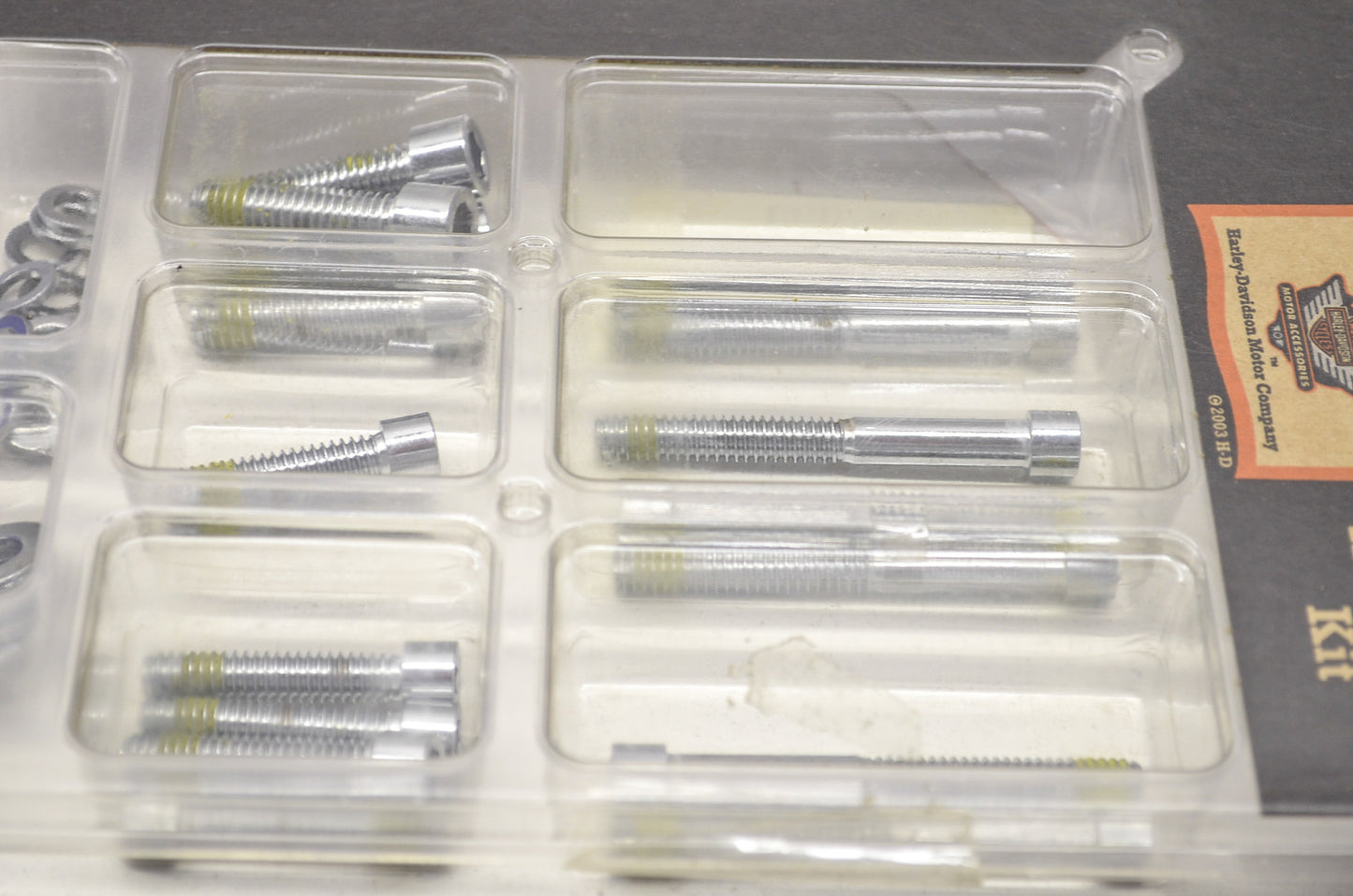 OEM Harley-Davidson 94054-03 Chrome Transmission Hardware NOS