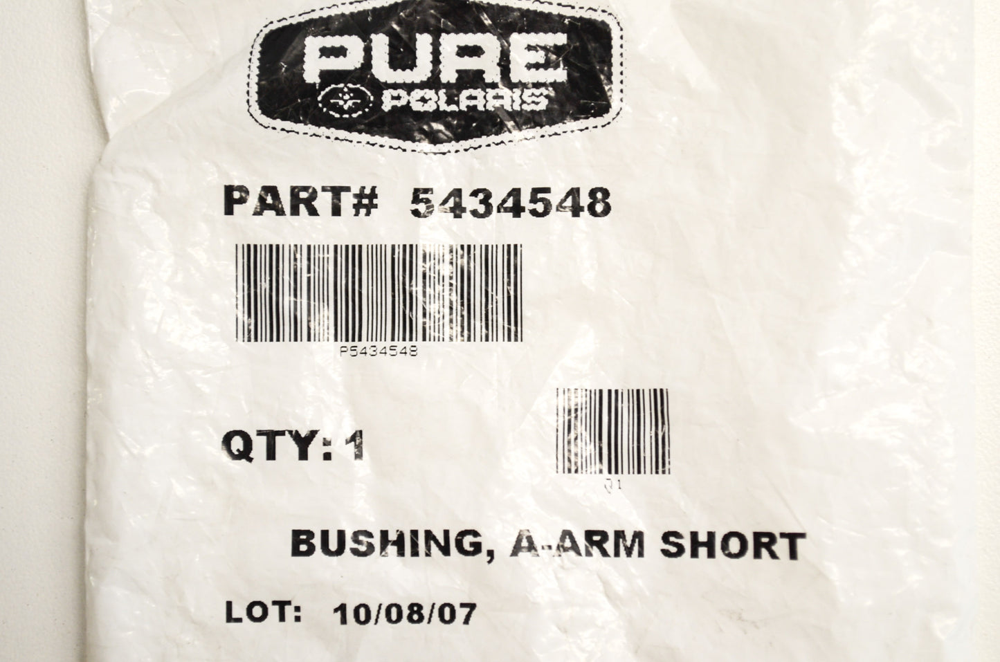 Black Short A-Arm Bushing NOS