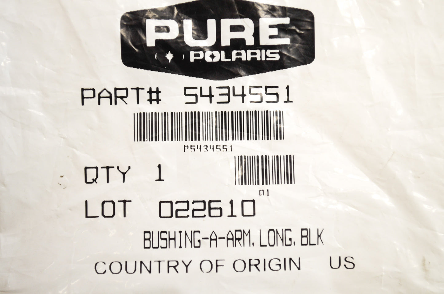 OEM Polaris 5434551 Long A-Arm Bushing 102.36MM NOS