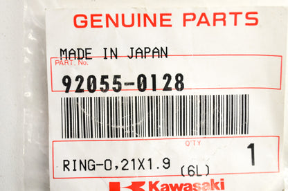 OEM Kawasaki 92055-0128 O-Ring 21x1.9 NOS