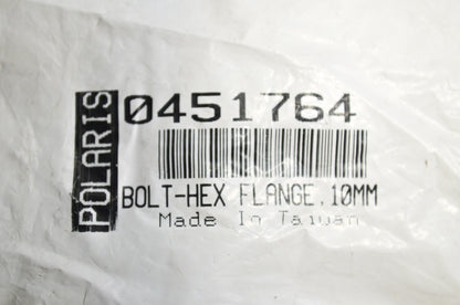OEM Polaris 451764 Flange Hex Bolt 10mm NOS