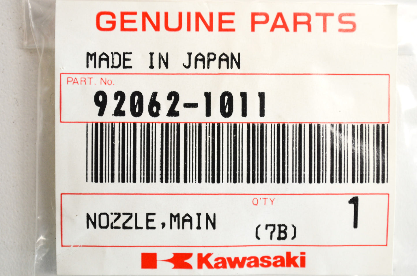 Main Nozzle NOS