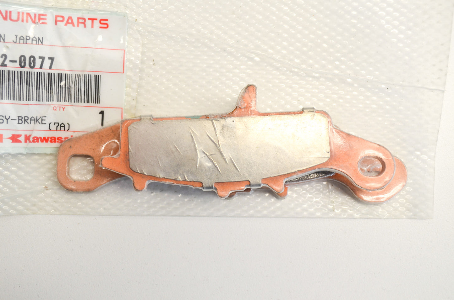 OEM Kawasaki 43082-0077 Left Front Brake Pad Assembly NOS