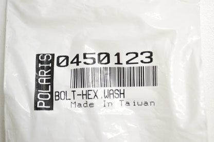 OEM Polaris 450123 Washer Hex Bolt Qty 2 NOS