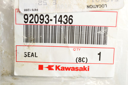 New OEM Kawasaki 92093-1436 Seal NOS