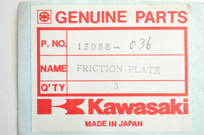 OEM Kawasaki 13088-036 Clutch Friction Plate NOS