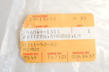 OEM Kawasaki 56049-1311 Left Shroud Pattern NOS