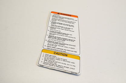 OEM Kawasaki 56040-3988 Safety Warning Label NOS