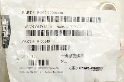 OEM Polaris 450249 Flange Nut Qty 4