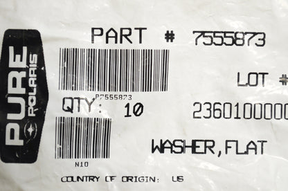 OEM Polaris 7555873 Nylon Flat Washer Qty 8 NOS