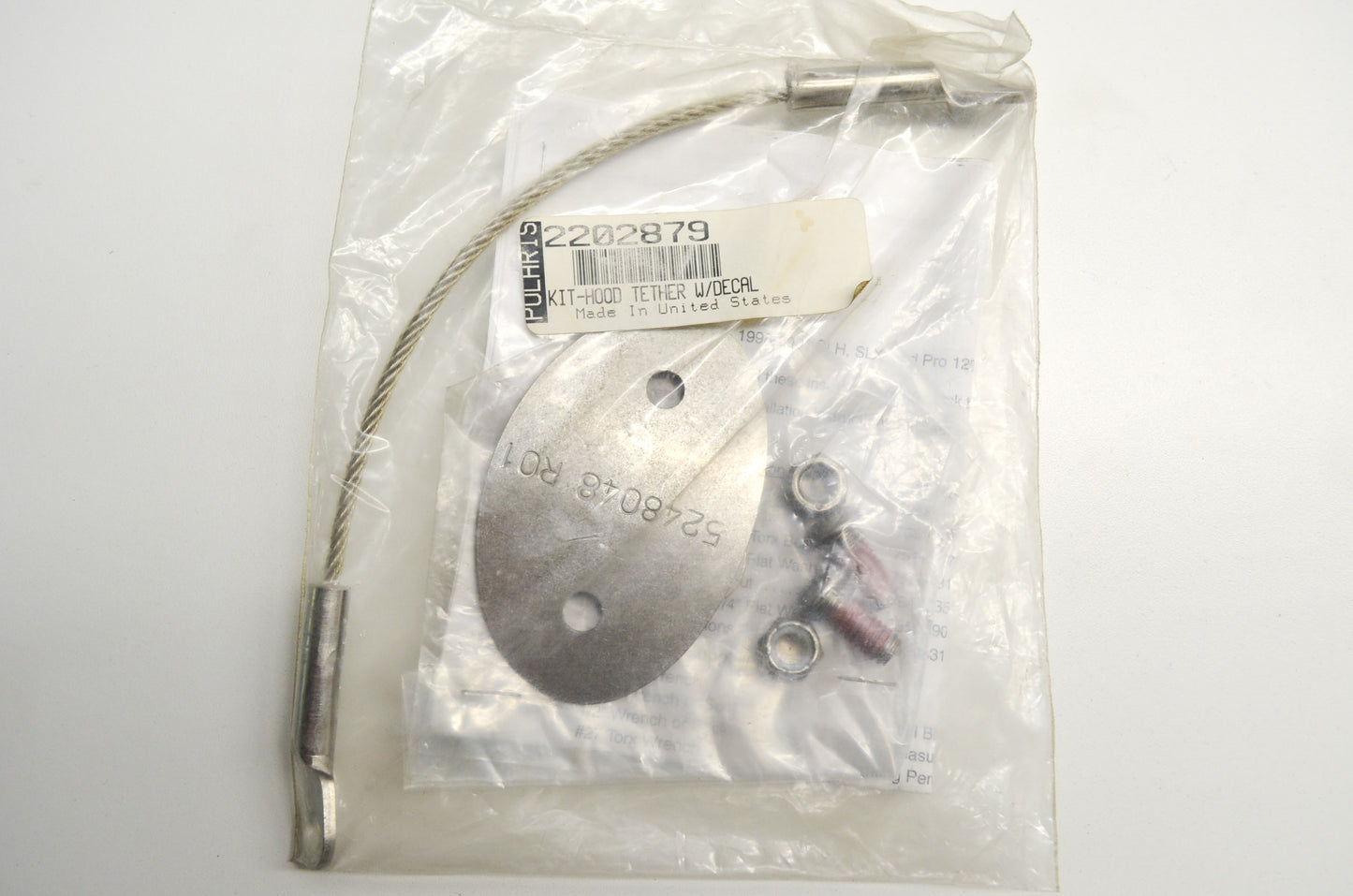 New OEM Polaris Hood Tether Kit NOS