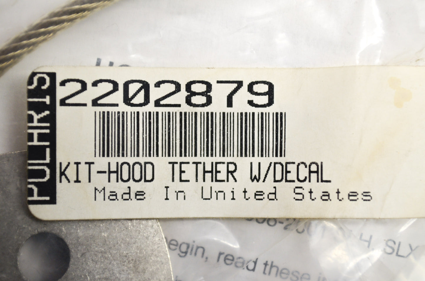 New OEM Polaris Hood Tether Kit NOS