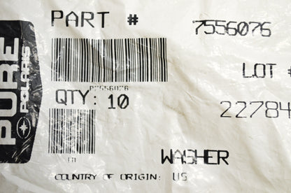 OEM Polaris 7556076 Washer 1.50X2.00X.025 Qty 5