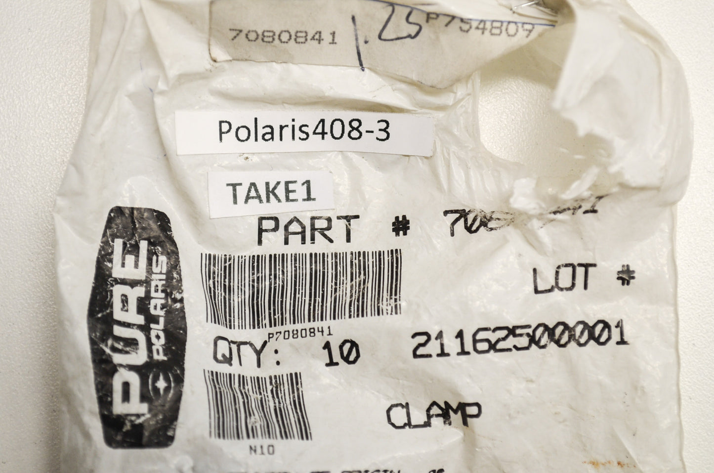 OEM Polaris 7080841 Green Spring Band Clamp 27/12 NOS
